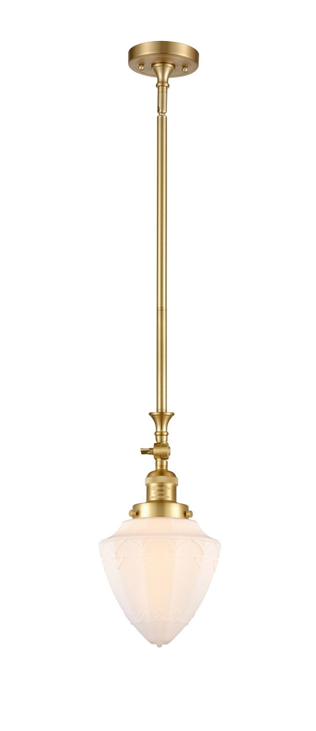 Innovations 206-SG-G661-7 One Light Mini Pendant, Satin Gold