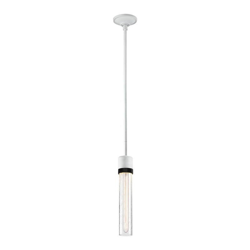 Zeev Lighting P11706-E26-MW-K-SBB-G5 One Light Pendant, Matte White