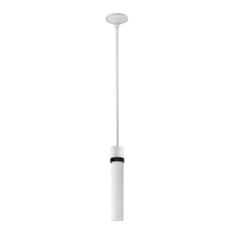 Zeev Lighting P11706-E26-MW-K-SBB-G7 One Light Pendant, Matte White