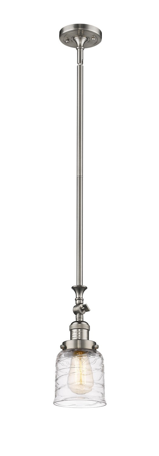 Innovations 206-SN-G513 One Light Mini Pendant, Brushed Satin Nickel