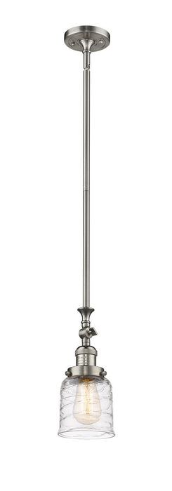 Innovations 206-SN-G513 One Light Mini Pendant, Brushed Satin Nickel