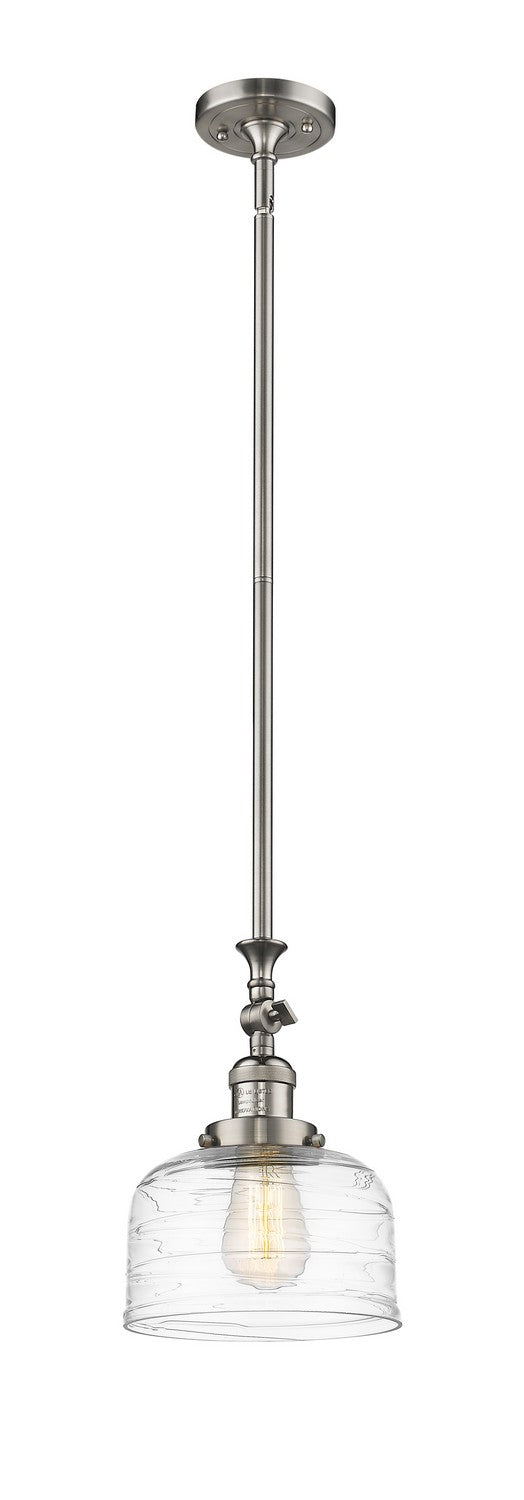 Innovations 206-SN-G713 One Light Mini Pendant, Brushed Satin Nickel