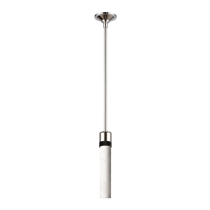 Zeev Lighting P11707-E26-PN-K-SBB-G9 One Light Pendant, Satin Brushed Black