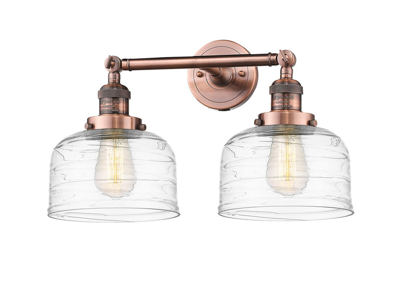 Innovations 208-AC-G713-LED LED Bath Vanity, Antique Copper