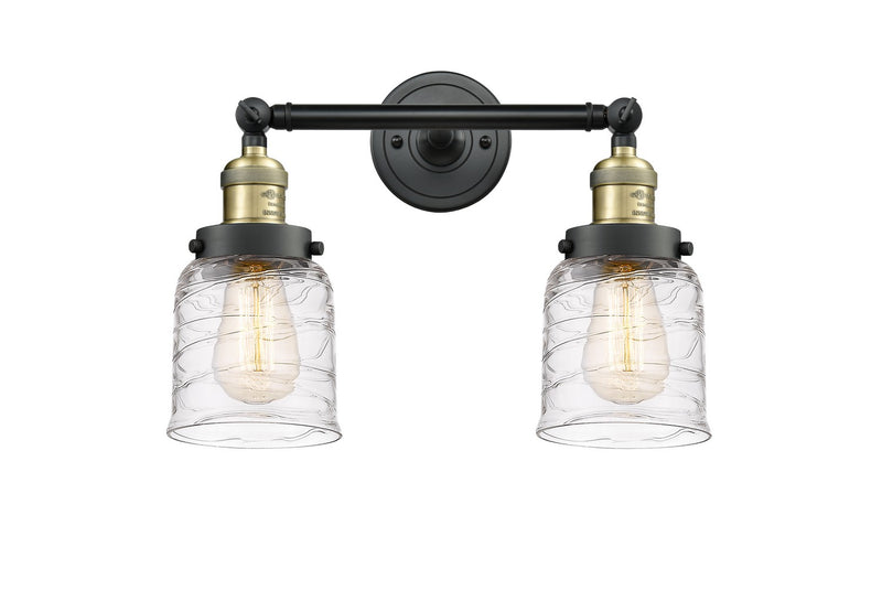 Innovations 208-BAB-G513 Two Light Bath Vanity, Black Antique Brass