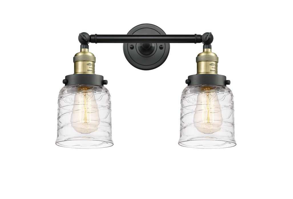 Innovations 208-BAB-G513 Two Light Bath Vanity, Black Antique Brass