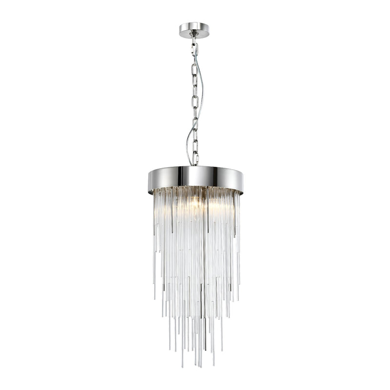 Zeev Lighting P30009-4-PN Four Light Pendant, Polished Nickel