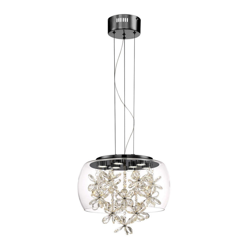 Zeev Lighting P30111-LED-MBK LED Pendant, Matte Black