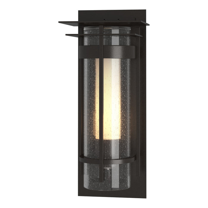 Hubbardton Forge 305996-SKT-14-ZS0654 One Light Outdoor Wall Sconce, Coastal Oil Rubbed Bronze