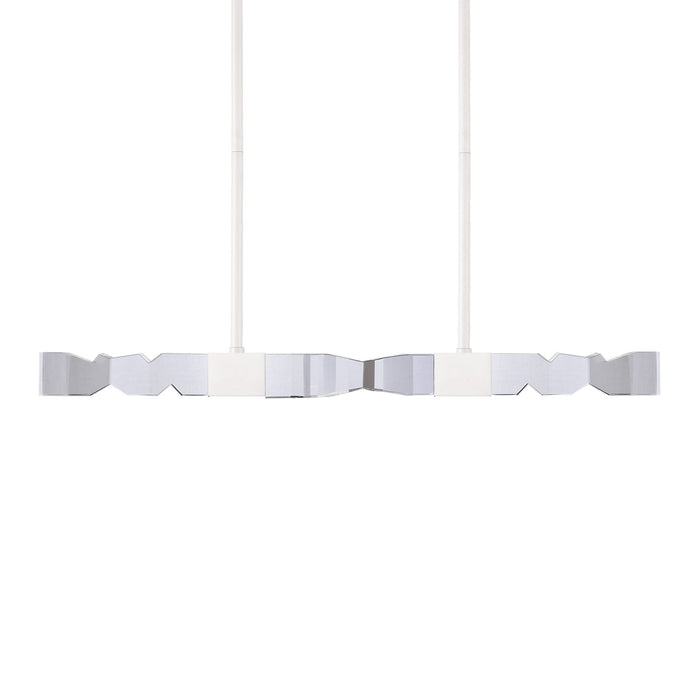 Zeev Lighting PL11338-LED-49-3x3-MW LED Linear Pendant, Matte White