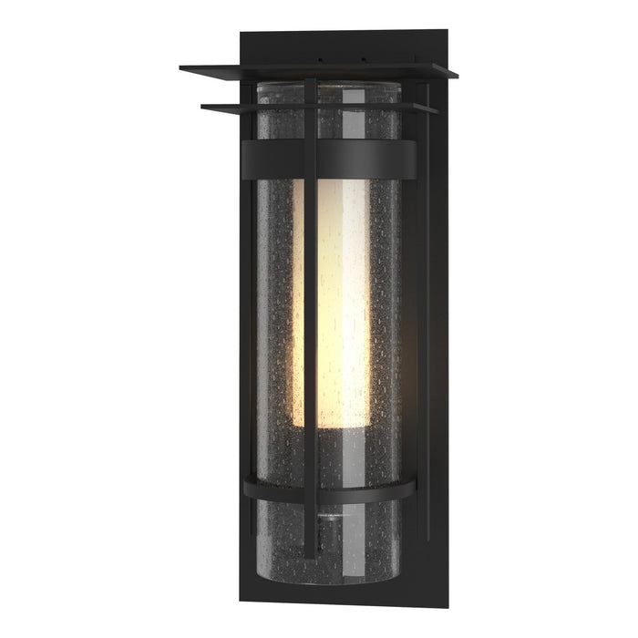 Hubbardton Forge 305996-SKT-80-ZS0654 One Light Outdoor Wall Sconce, Coastal Black