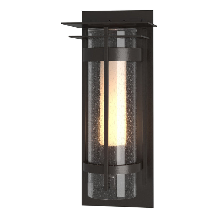 Hubbardton Forge 305997-SKT-14-ZS0655 One Light Outdoor Wall Sconce, Coastal Oil Rubbed Bronze