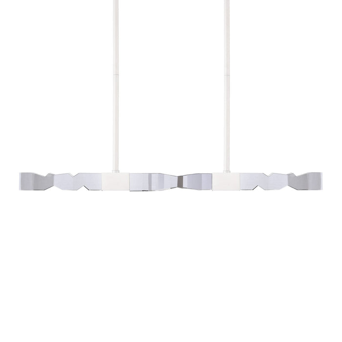 Zeev Lighting PL11346-LED-49-2x2-MW LED Linear Pendant, Matte White