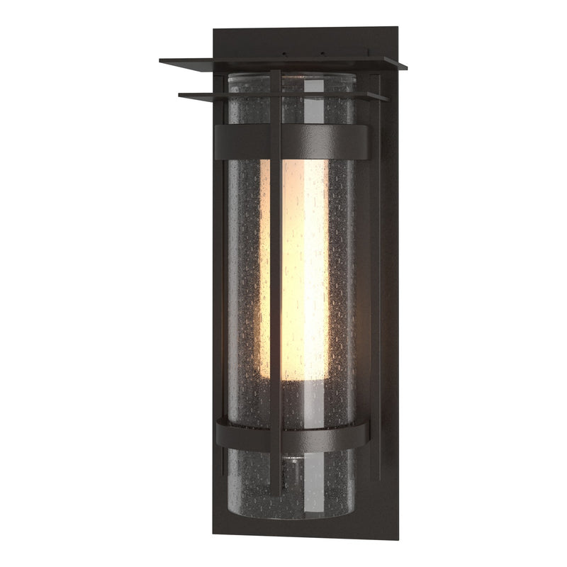 Hubbardton Forge 305998-SKT-14-ZS0656 One Light Outdoor Wall Sconce, Coastal Oil Rubbed Bronze