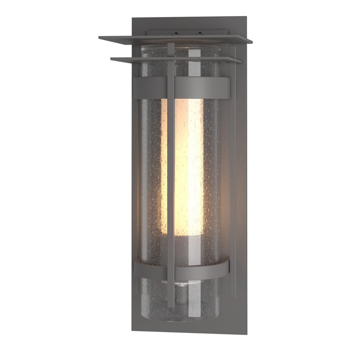 Hubbardton Forge 305998-SKT-78-ZS0656 One Light Outdoor Wall Sconce, Coastal Burnished Steel