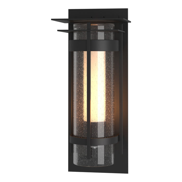 Hubbardton Forge 305998-SKT-80-ZS0656 One Light Outdoor Wall Sconce, Coastal Black