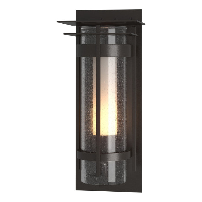 Hubbardton Forge 305999-SKT-14-ZS0664 One Light Outdoor Wall Sconce, Coastal Oil Rubbed Bronze