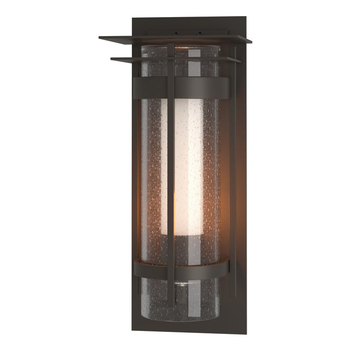 Hubbardton Forge 305999-SKT-77-ZS0664 One Light Outdoor Wall Sconce, Coastal Dark Smoke