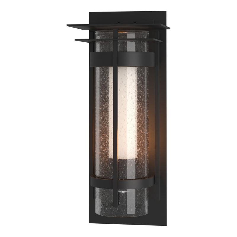 Hubbardton Forge 305999-SKT-80-ZS0664 One Light Outdoor Wall Sconce, Coastal Black