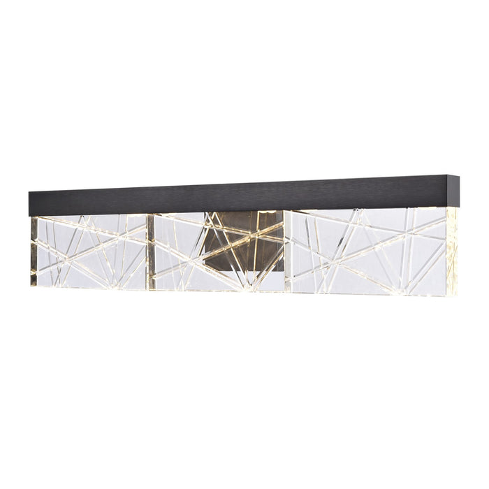 Zeev Lighting VL11506-LED-24A-SBB LED Vanity Light, Satin Brushed Black