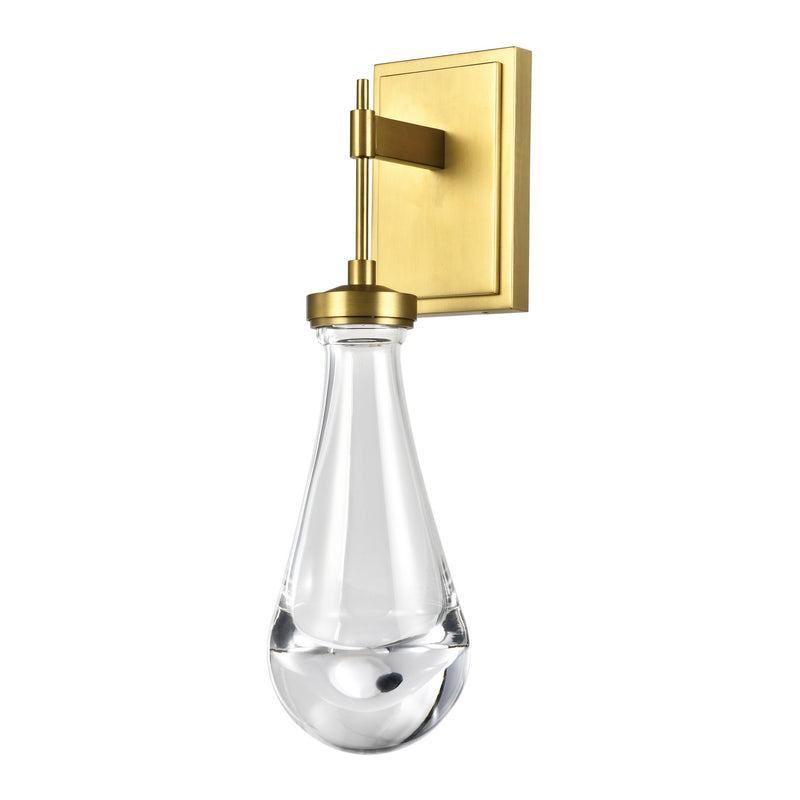Zeev Lighting WS10905-LED-AGB LED Wall Sconce, Aged Brass
