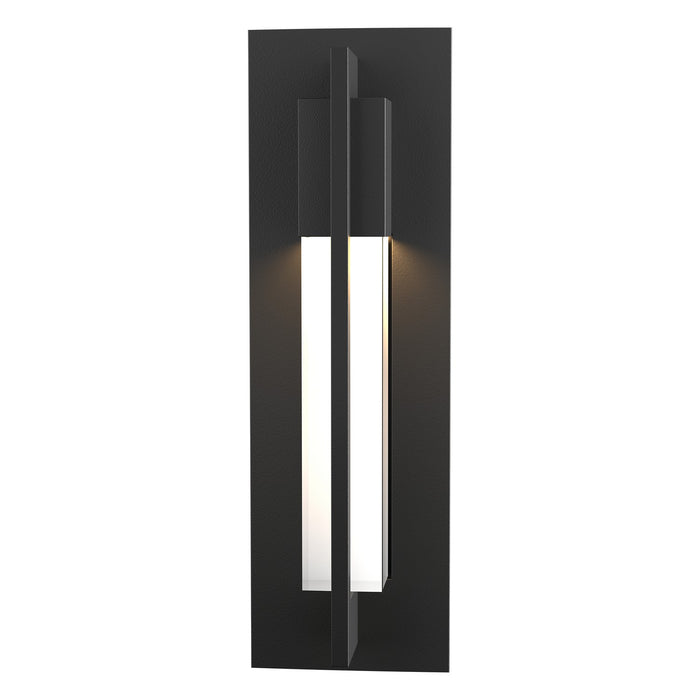 Hubbardton Forge 306401-SKT-80-ZM0331 One Light Outdoor Wall Sconce, Coastal Black