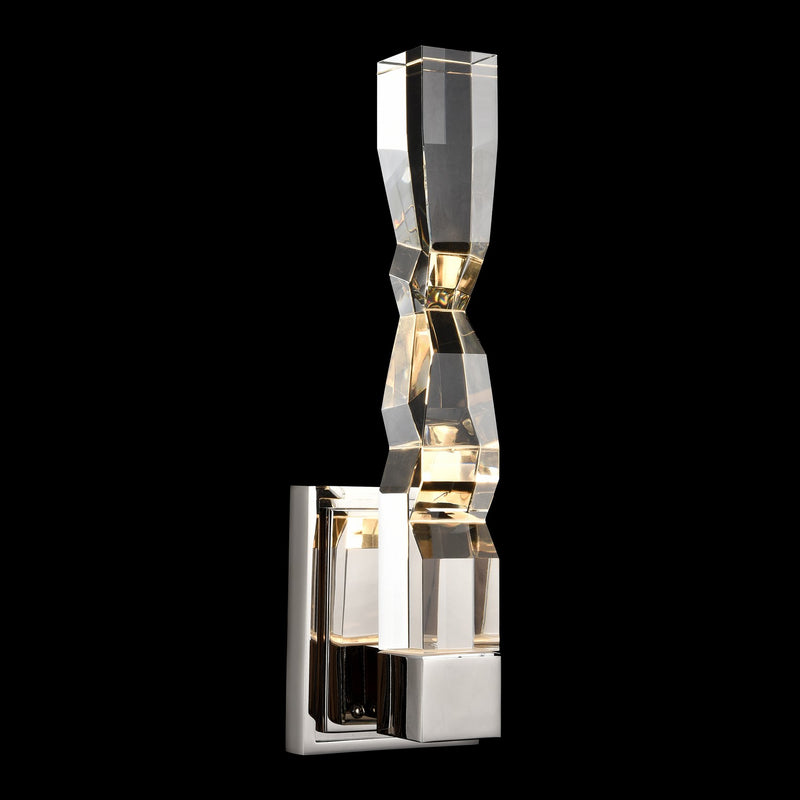 Zeev Lighting WS11311-LED-1-2x2-PN LED Wall Sconce, Polished Nickel