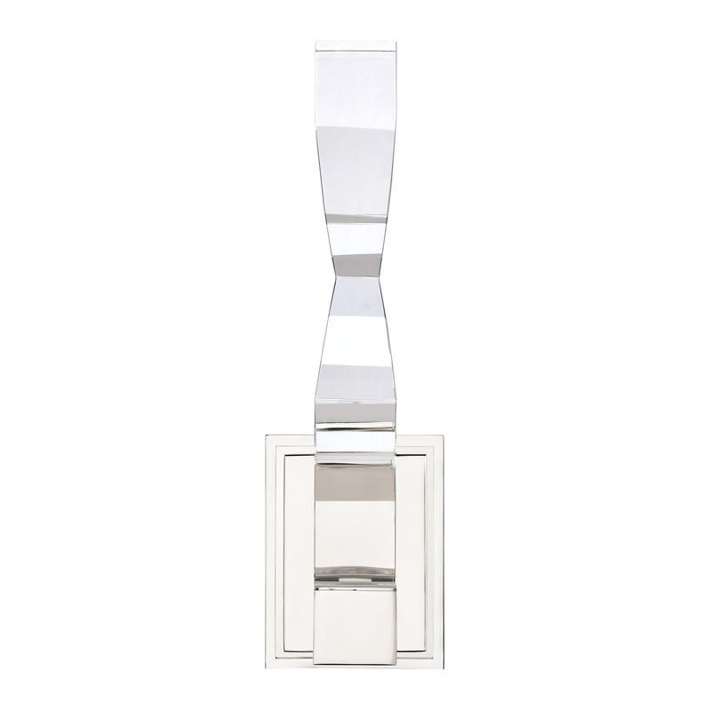 Zeev Lighting WS11311-LED-1-2x2-PN LED Wall Sconce, Polished Nickel