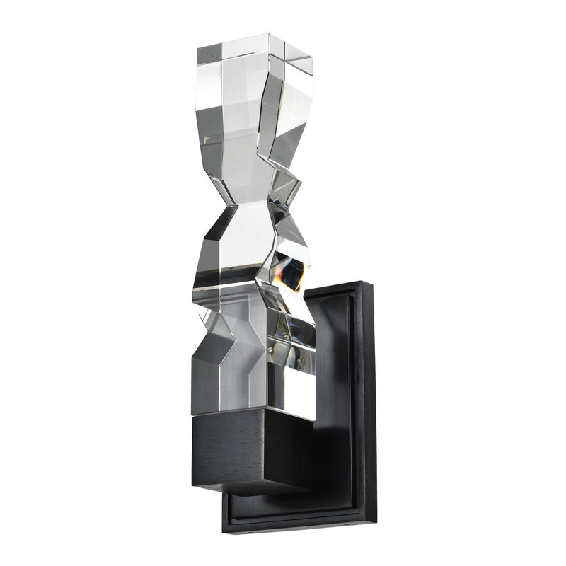 Zeev Lighting WS11316-LED-1-3x3-SBB LED Wall Sconce, Satin Brushed Black