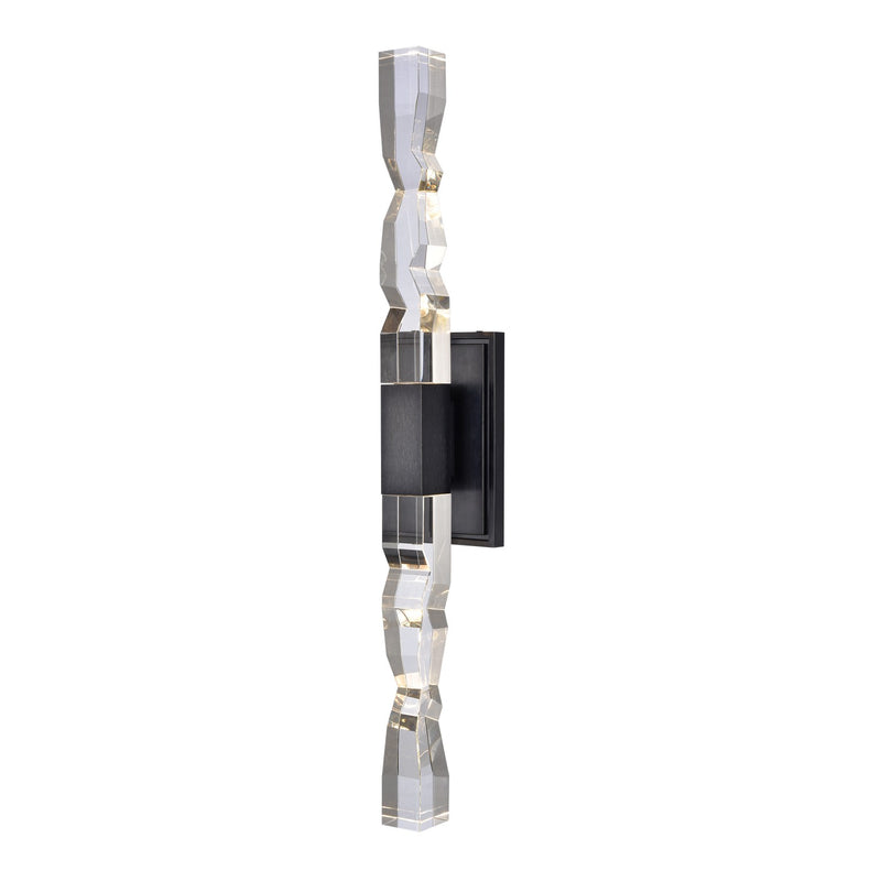 Zeev Lighting WS11320-LED-2-2x2-SBB LED Wall Sconce, Satin Brushed Black