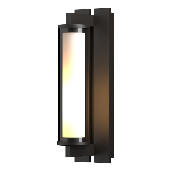 Hubbardton Forge 306453-SKT-14-ZM0379 One Light Outdoor Wall Sconce, Coastal Oil Rubbed Bronze