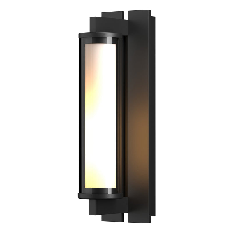 Hubbardton Forge 306453-SKT-80-ZM0379 One Light Outdoor Wall Sconce, Coastal Black