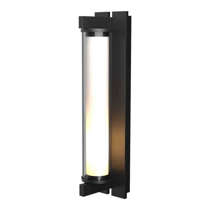 Hubbardton Forge 306455-SKT-80-ZM0390 One Light Outdoor Wall Sconce, Coastal Black
