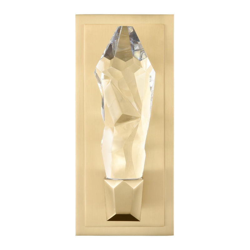Zeev Lighting WS11405-LED-1-AGB LED Wall Sconce, Aged Brass