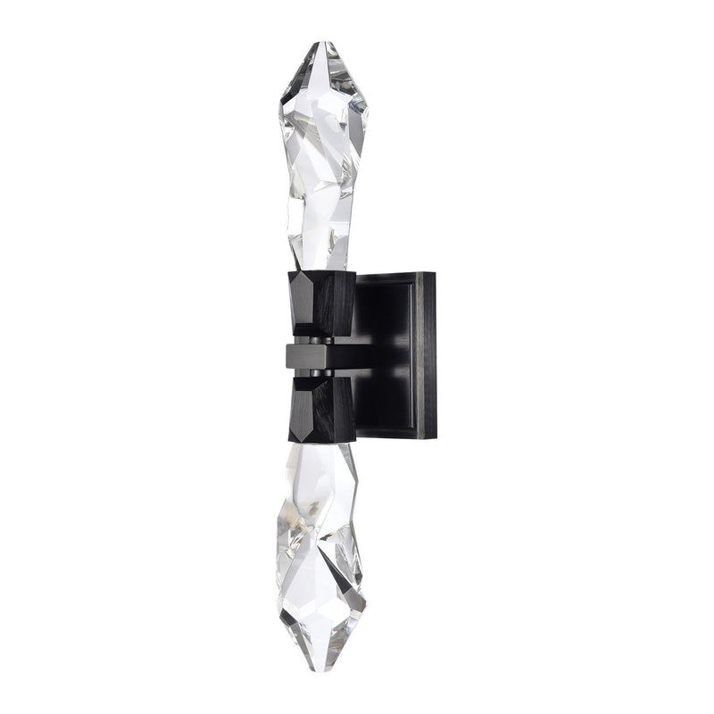 Zeev Lighting WS11412-LED-2-SBB LED Wall Sconce, Satin Brushed Black