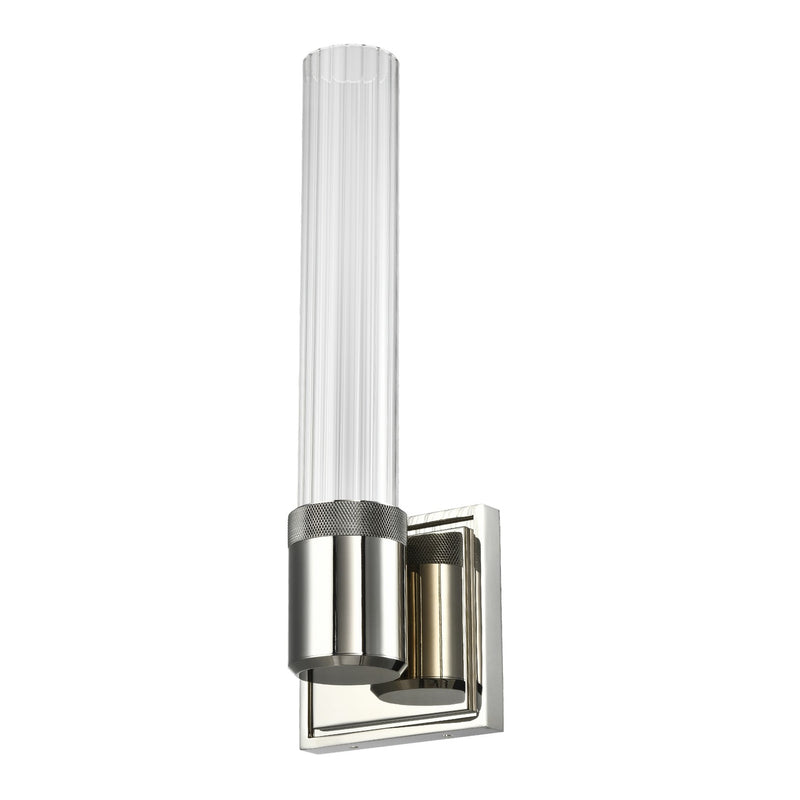 Zeev Lighting WS11711-LED-1-PN-G3 LED Wall Sconce, Polished Nickel