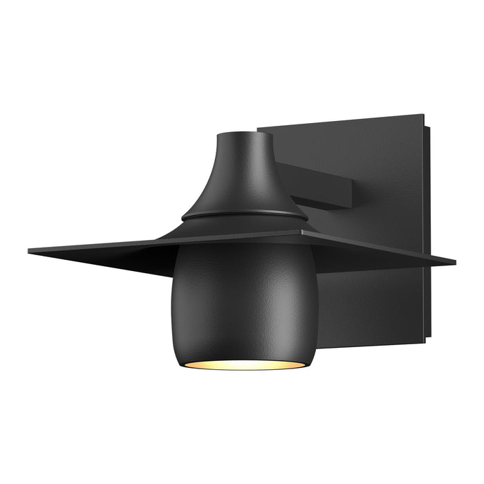 Hubbardton Forge 306563-SKT-80 One Light Outdoor Wall Sconce, Coastal Black