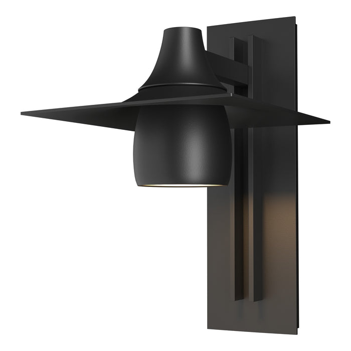 Hubbardton Forge 306567-SKT-80 One Light Outdoor Wall Sconce, Coastal Black