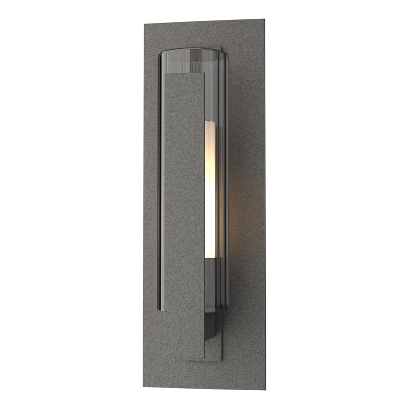 Hubbardton Forge 307281-SKT-20-ZU0660 One Light Outdoor Wall Sconce, Coastal Natural Iron