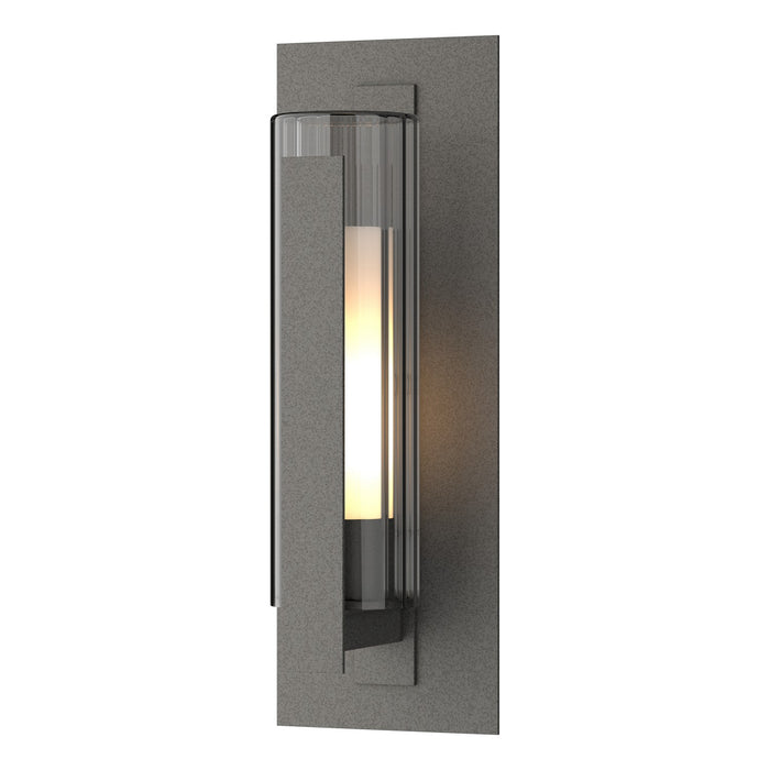 Hubbardton Forge 307282-SKT-20-ZU0658 One Light Outdoor Wall Sconce, Coastal Natural Iron