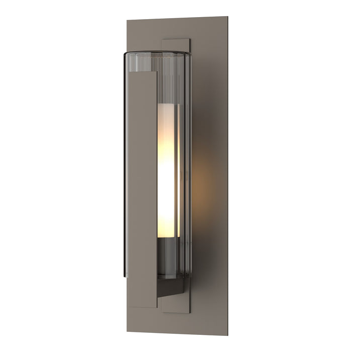Hubbardton Forge 307282-SKT-77-ZU0658 One Light Outdoor Wall Sconce, Coastal Dark Smoke