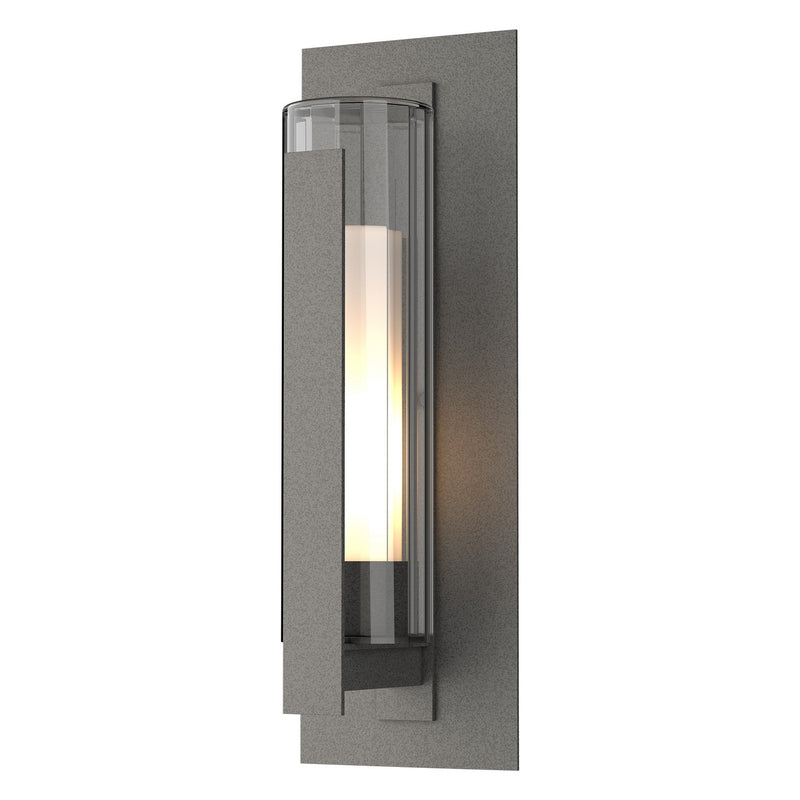 Hubbardton Forge 307283-SKT-20-ZU0662 One Light Outdoor Wall Sconce, Coastal Natural Iron