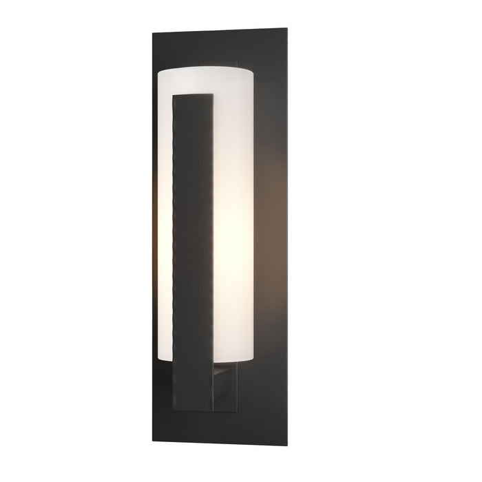 Hubbardton Forge 307285-SKT-80-GG0066 One Light Outdoor Wall Sconce, Coastal Black