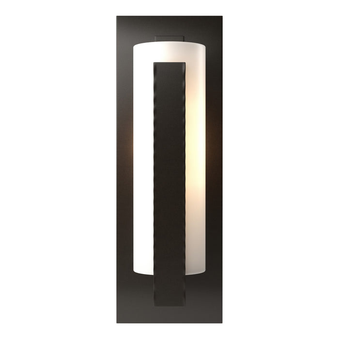 Hubbardton Forge 307286-SKT-14-GG0034 One Light Outdoor Wall Sconce, Coastal Oil Rubbed Bronze