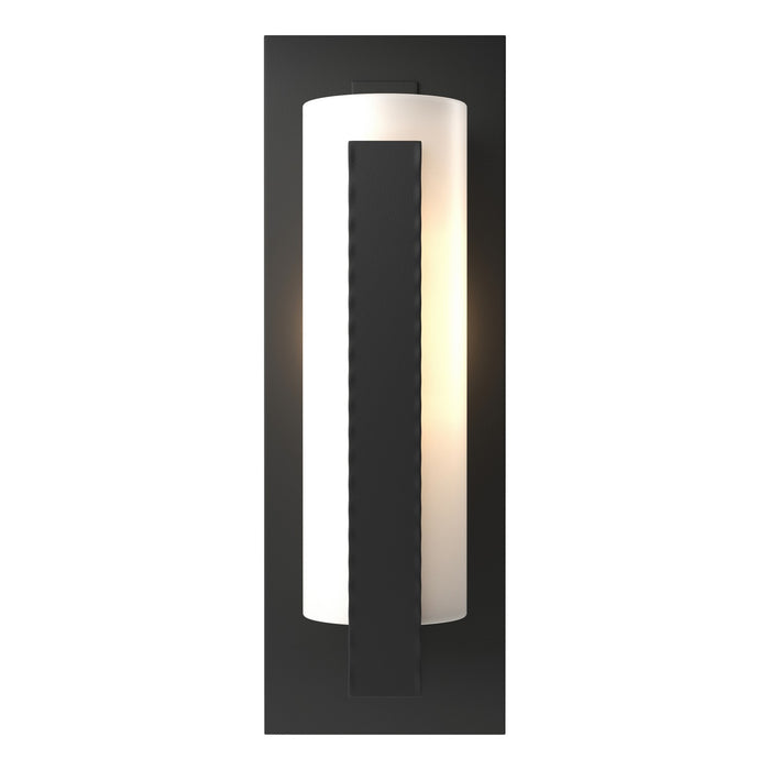 Hubbardton Forge 307286-SKT-80-GG0034 One Light Outdoor Wall Sconce, Coastal Black