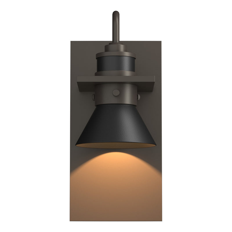 Hubbardton Forge 307716-SKT-77-80 One Light Outdoor Wall Sconce, Coastal Dark Smoke