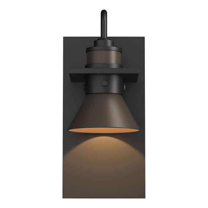 Hubbardton Forge 307716-SKT-80-77 One Light Outdoor Wall Sconce, Coastal Black