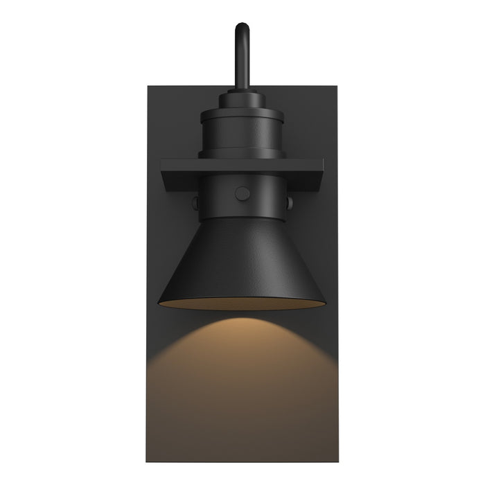 Hubbardton Forge 307716-SKT-80-80 One Light Outdoor Wall Sconce, Coastal Black