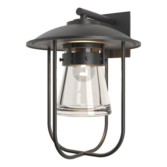 Hubbardton Forge 307720-SKT-80-ZM0467 One Light Outdoor Wall Sconce, Coastal Black