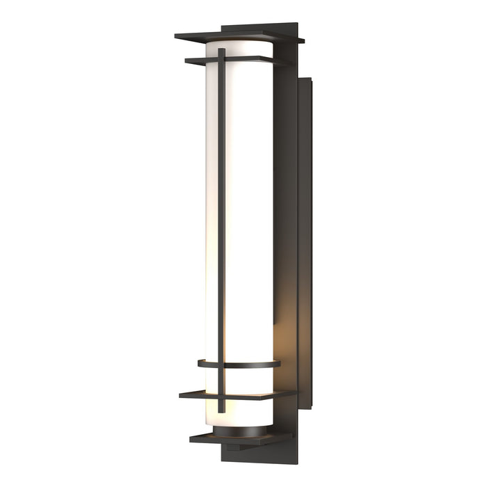 Hubbardton Forge 307860-SKT-14-GG0187 One Light Outdoor Wall Sconce, Coastal Oil Rubbed Bronze